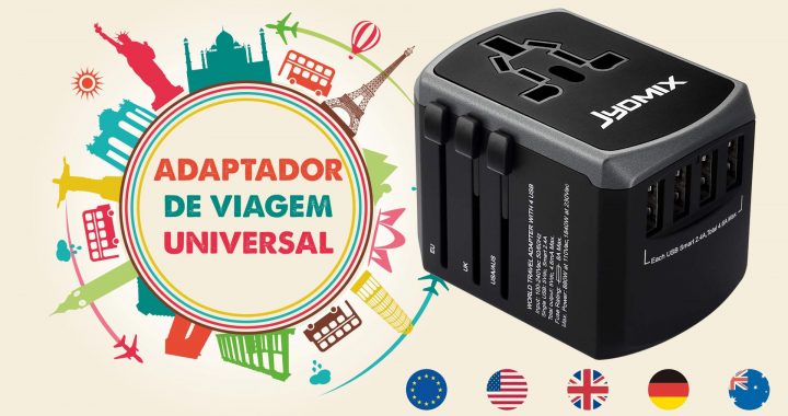 Adaptador de Viagem Universal